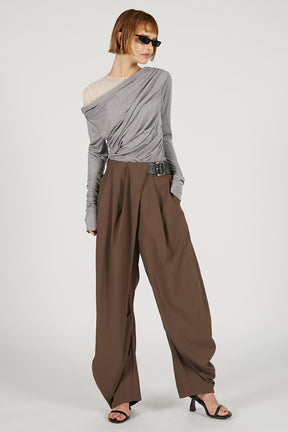 Wool Blend Jersey Top - 2025 AUTUMN