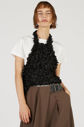 Tape Ribbon Halter Top