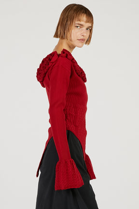 Frill Knit Bodysuit - 2025 AUTUMN