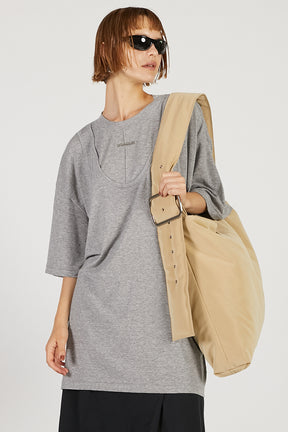 Suede-Like Big Tote - 2025 AUTUMN