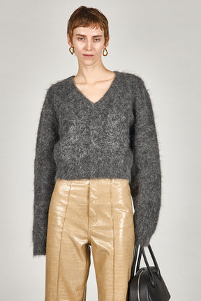 Alpaca Blend 2-Way Hoodie - 2025 WINTER