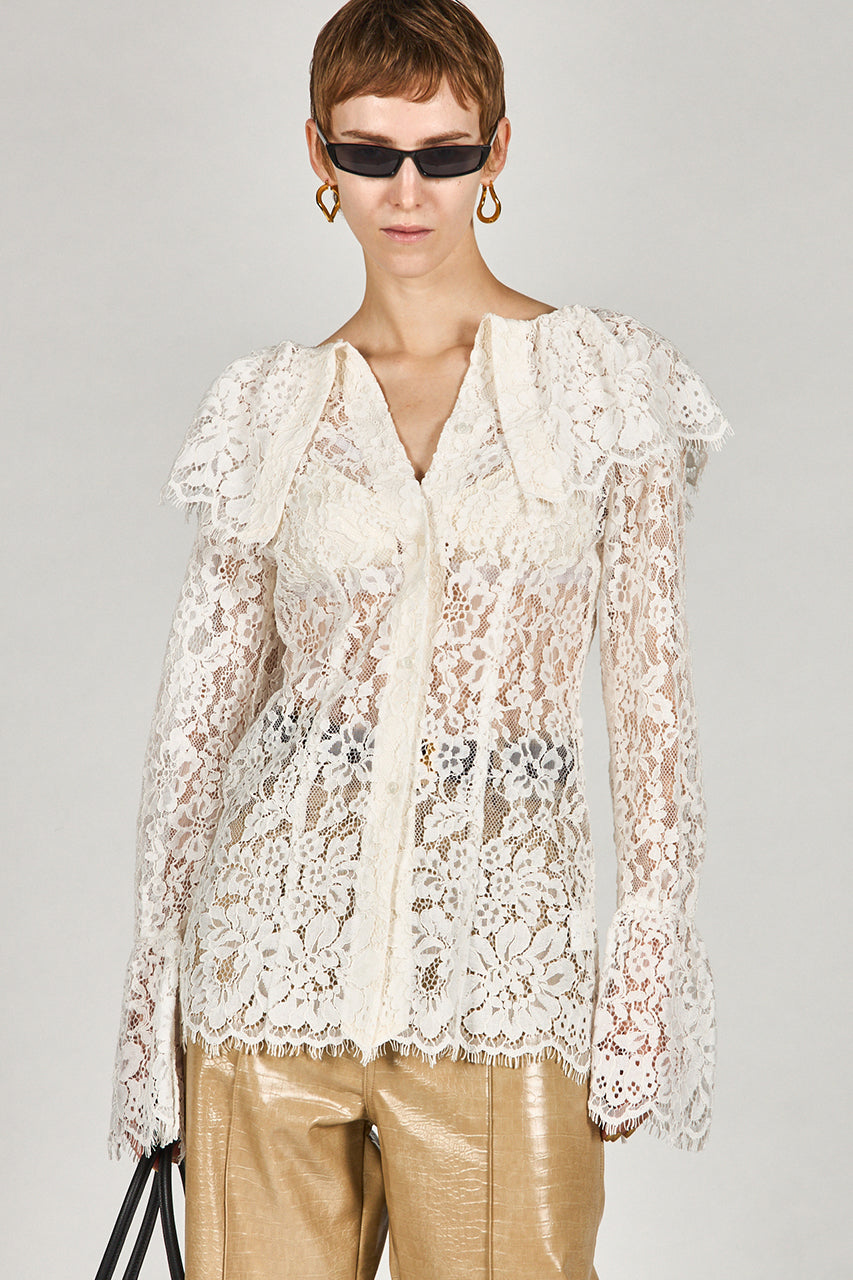 Scallop Lace Blouse