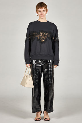 Lace Sweatshirt - 2025 WINTER