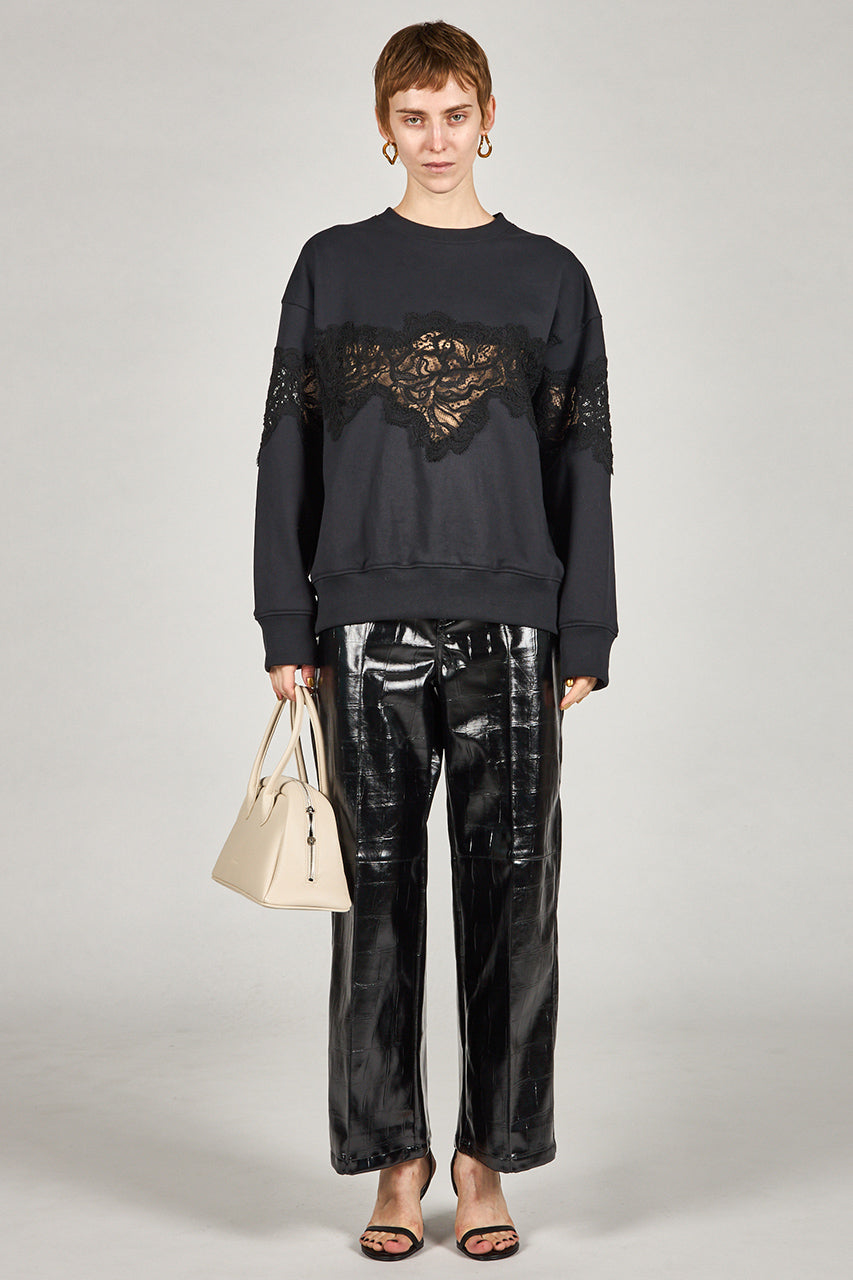 Lace Sweatshirt - 2025 WINTER