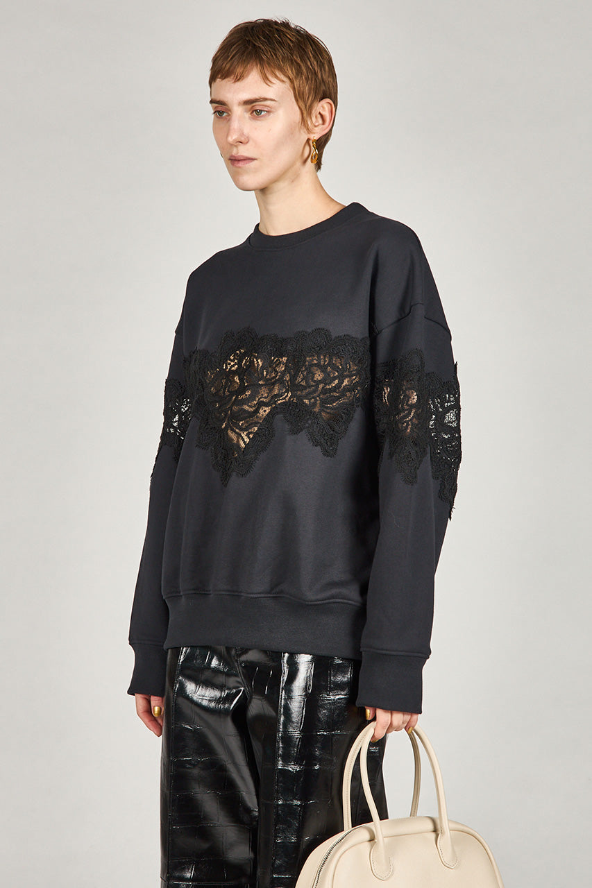 Lace Sweatshirt - 2025 WINTER