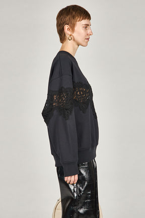 Lace Sweatshirt - 2025 WINTER
