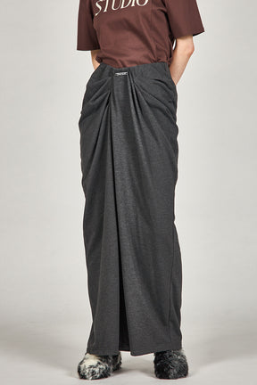 Drape Front Sweat Pants - 2025 WINTER