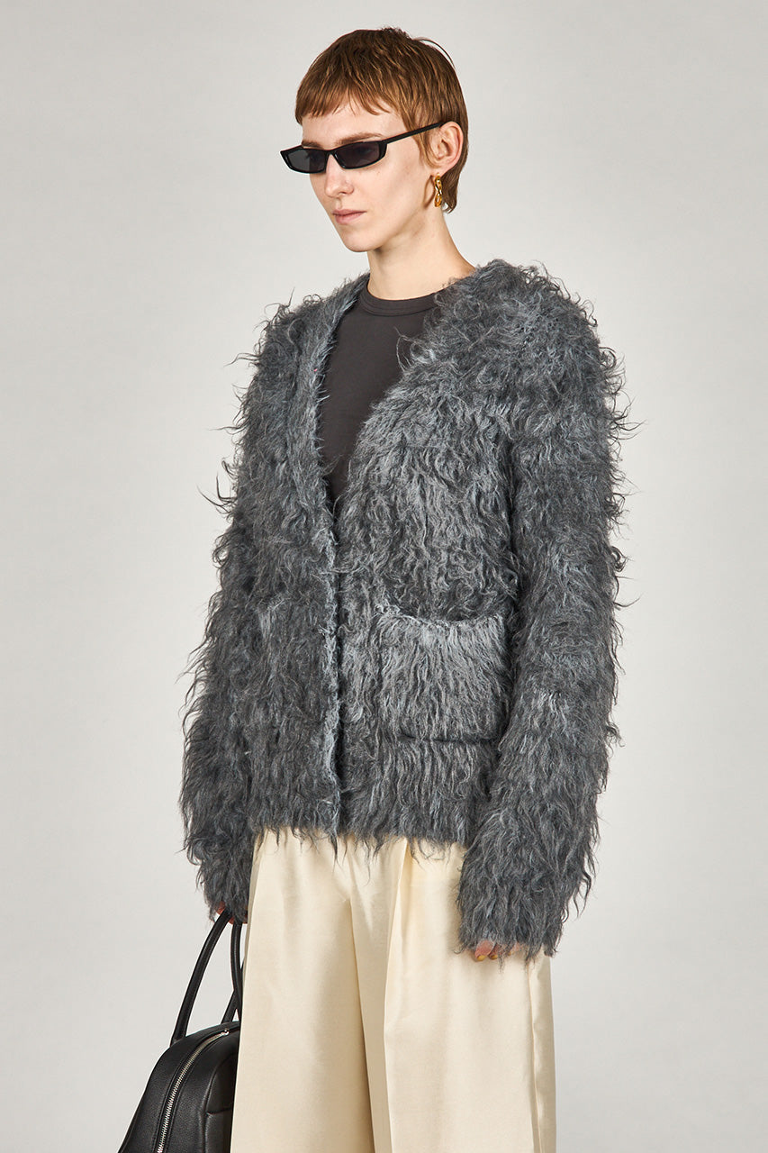 Shaggy Knit Cardigan - 2025 WINTER