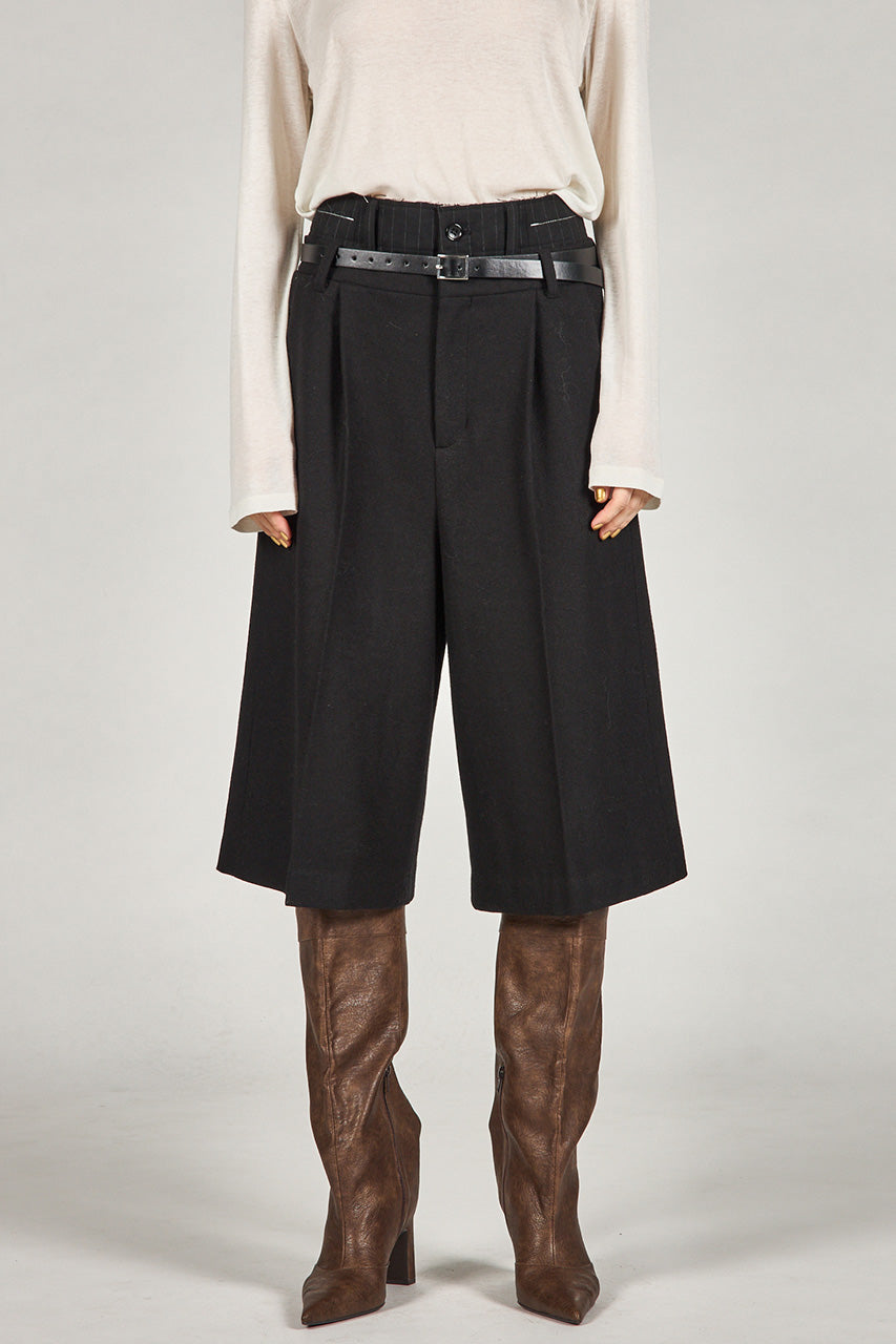 Double Waist Half Pants - 2025 WINTER