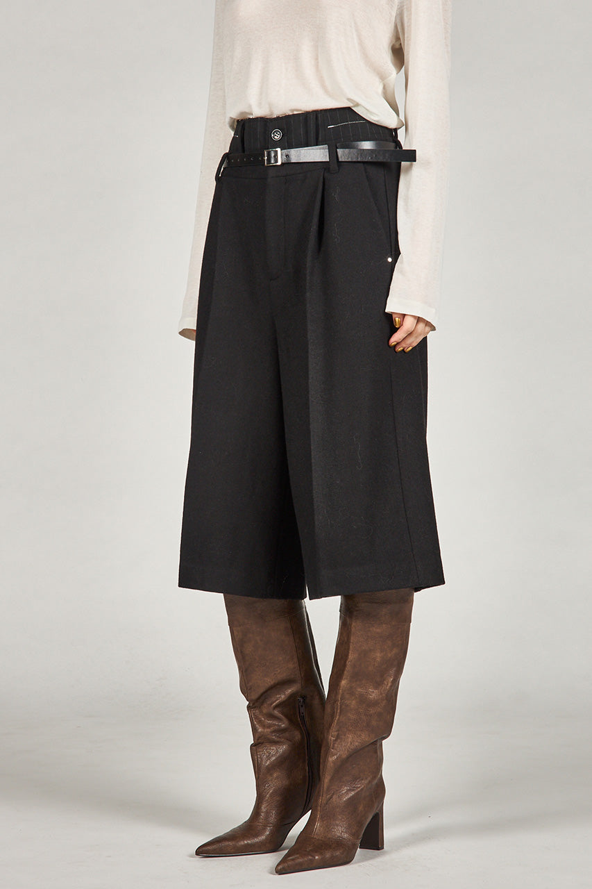 Double Waist Half Pants - 2025 WINTER