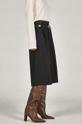 Double Waist Half Pants - 2025 WINTER