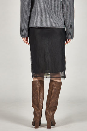 Sequin Midi Skirt