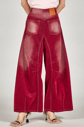 Flocky Denim Pants - 2025 AUTUMN