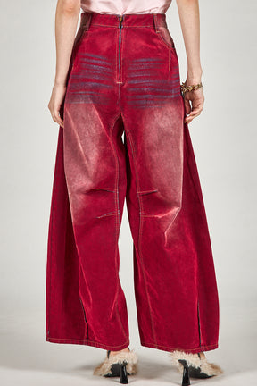 Flocky Denim Pants - 2025 AUTUMN