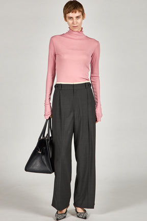Pure Merino Wool Turtleneck Top