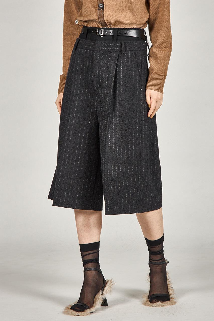 Double Waist Half Pants - 2025 WINTER