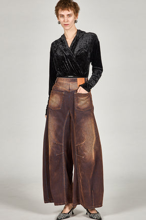 Flocky Denim Pants - 2025 AUTUMN