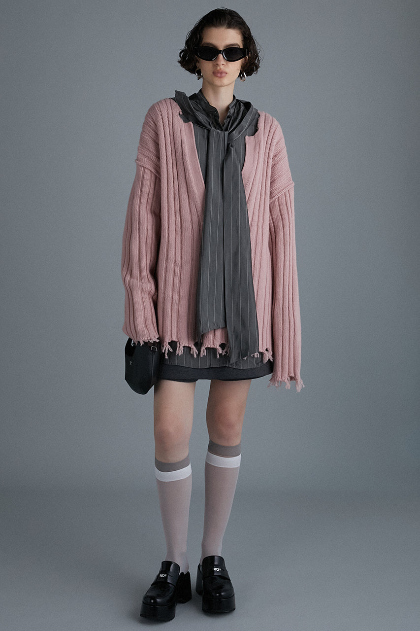 [24Autumn PRE ORDER] BOW TIE HOOD BLOUSE