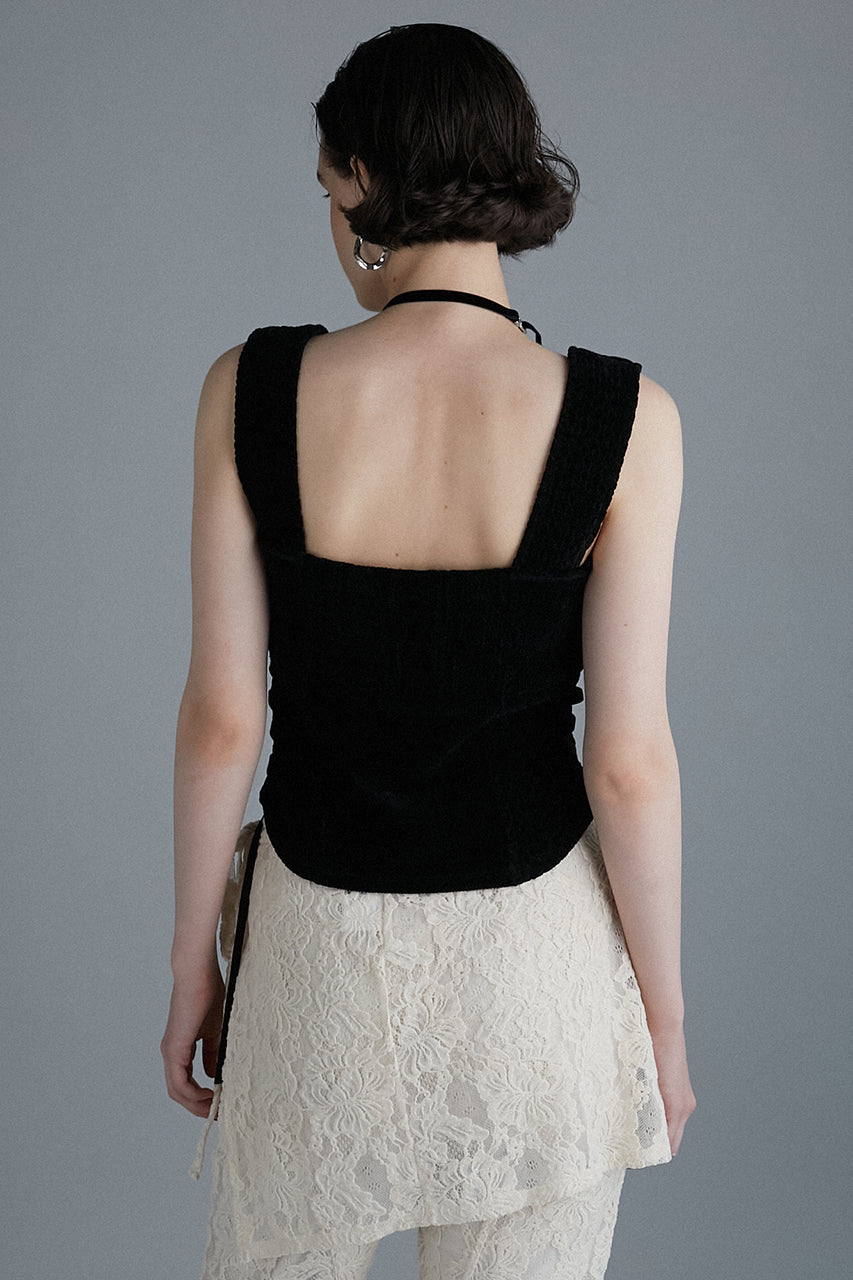 【24AUTUMN PRE ORDER】Mole Jacquard Bustier