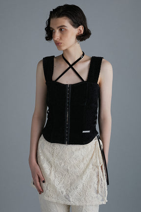 [24AUTUMN PRE ORDER] MOLE JACQUARD BUSTIER