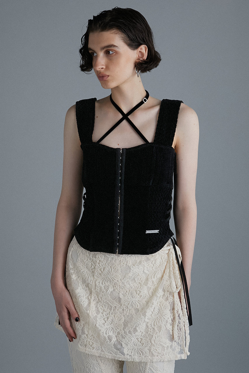 [24Autumn PRE ORDER] MOLE JACQUARD BUSTIER