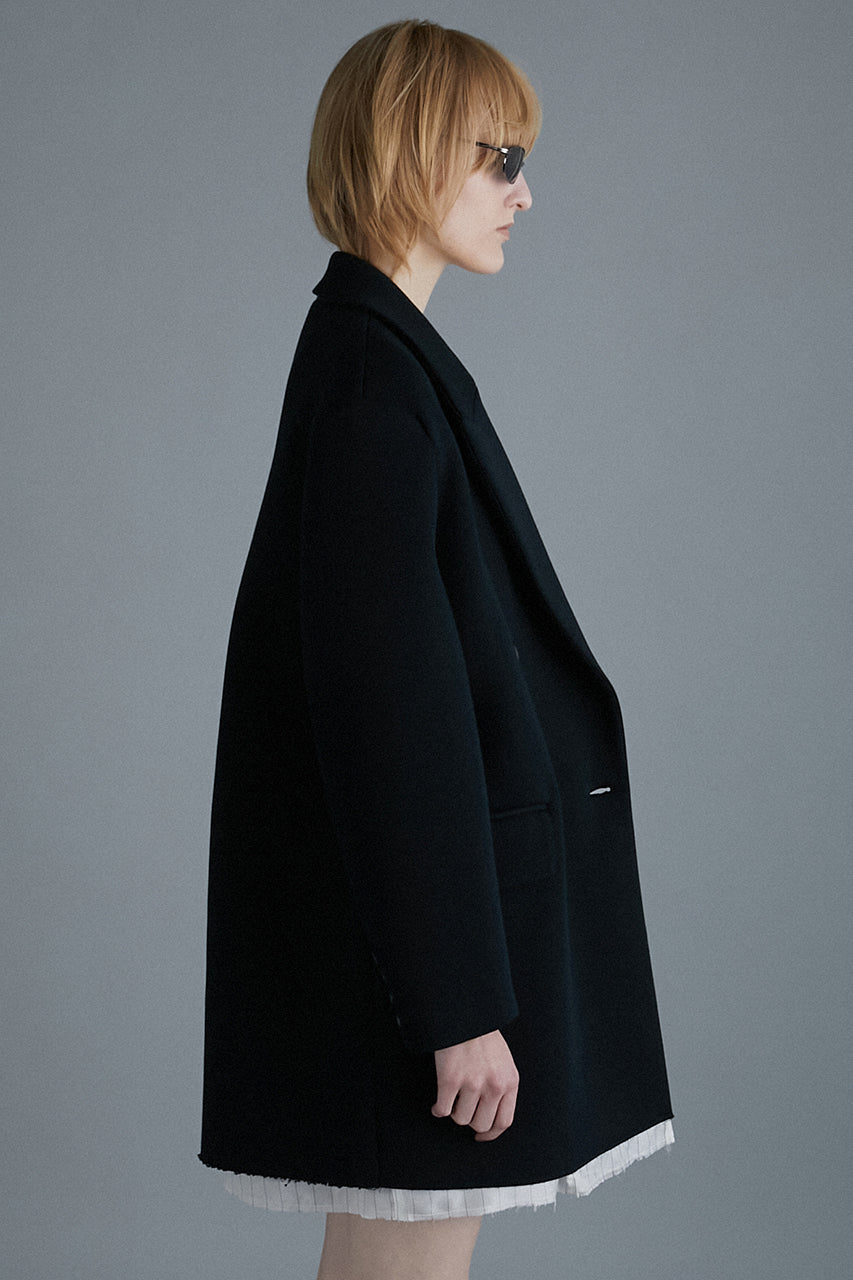 【24AUTUMN PRE ORDER】Double Knit Overcoat Jacket