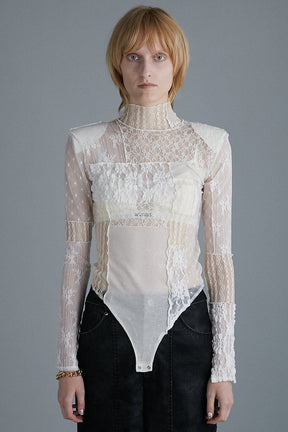 【PRE ORDER】Collage Lace Bodysuit