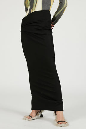 Wool Skirt Black