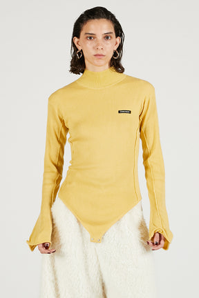 Wave Hem Sleeve Rib Knit - 2025 WINTER