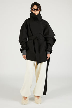 Mini Scarfcoat Black