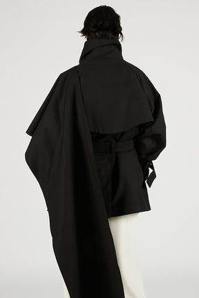 Mini Scarfcoat Black