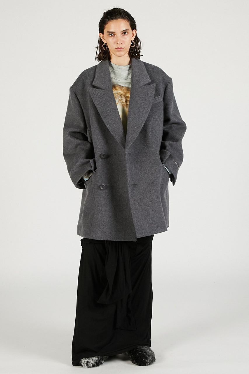 Wool Double Mid-Length Coat - 2025 WINTER