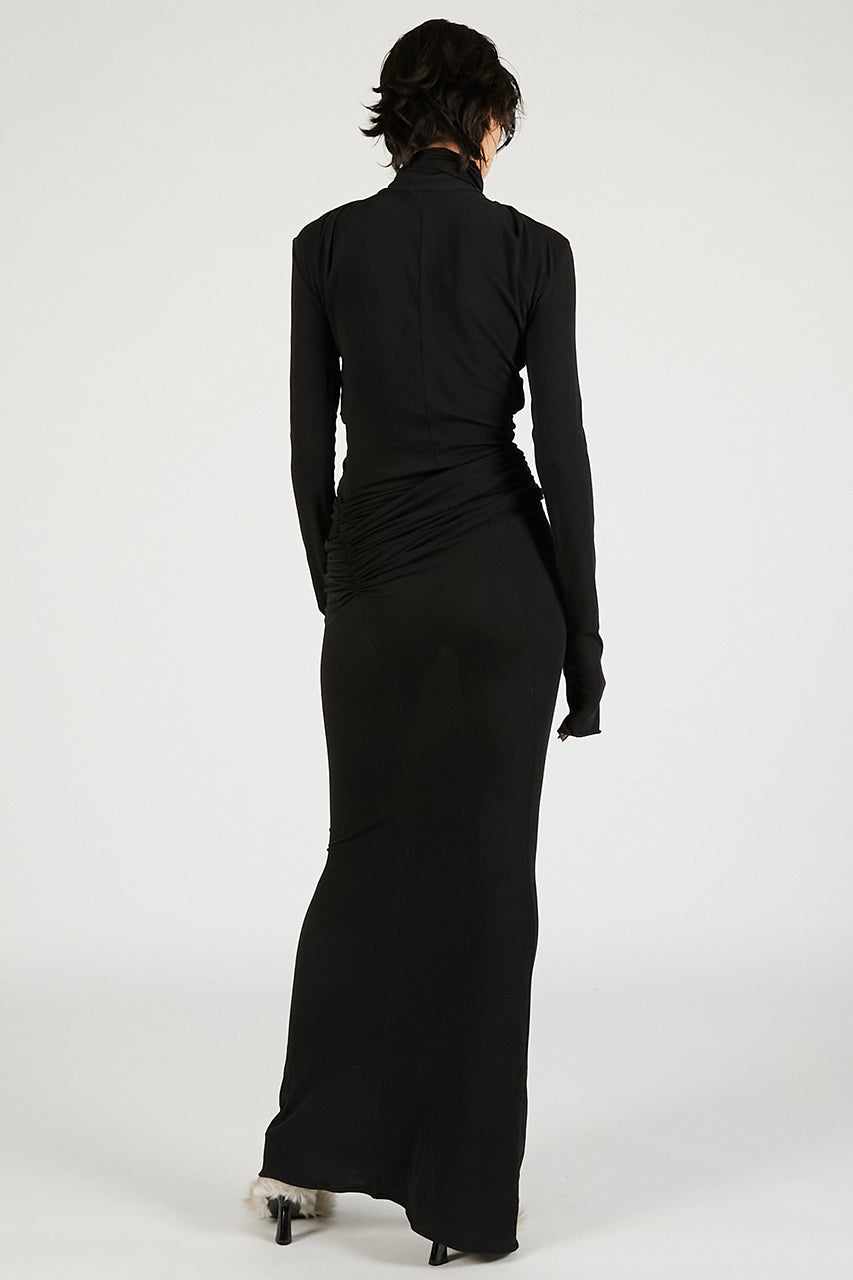 Gres Dress Soot