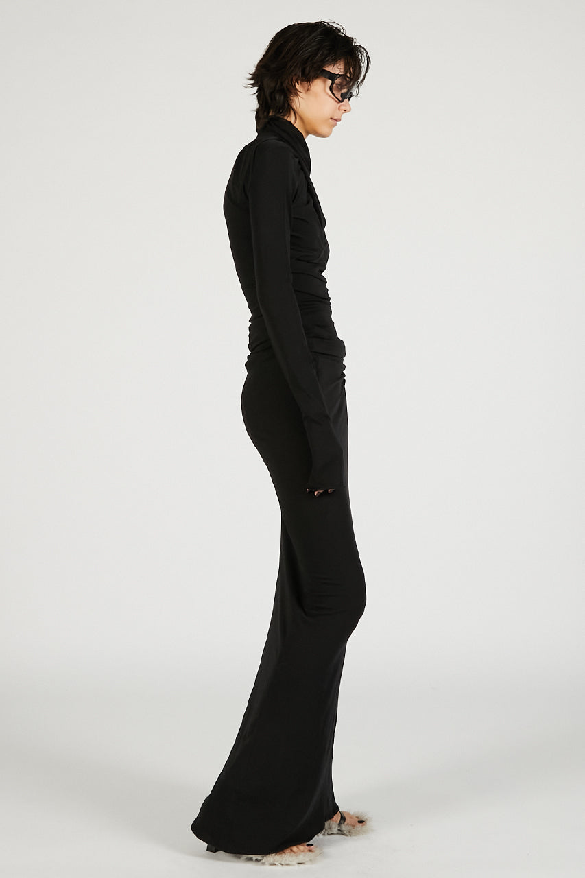 Gres Dress Soot