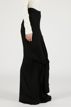 Lumiere Scarf Skirt Soot