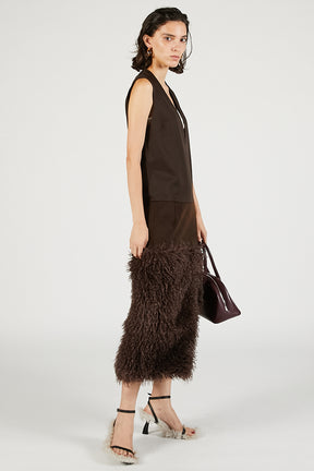 Block Dress Bistre