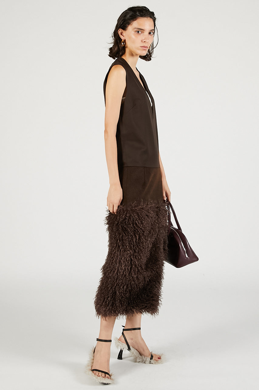 Block Dress Bistre