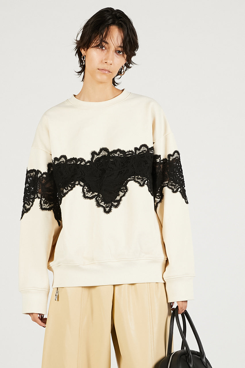 Lace Sweatshirt - 2025 WINTER