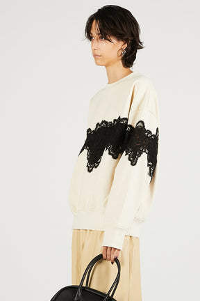 Lace Sweatshirt - 2025 WINTER