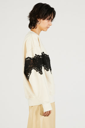 Lace Sweatshirt - 2025 WINTER