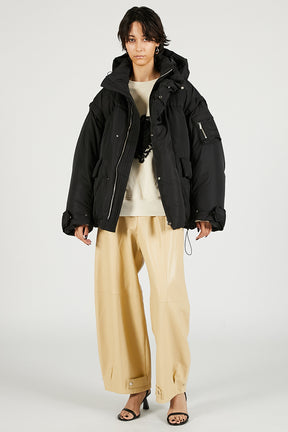 Faux Leather Jogger Pants