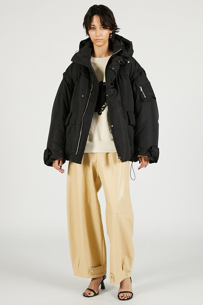 Faux Leather Jogger Pants