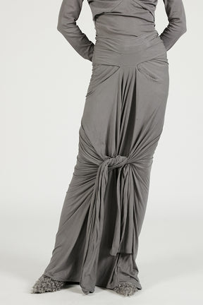 Lumiere Scarf Skirt Deep Grey
