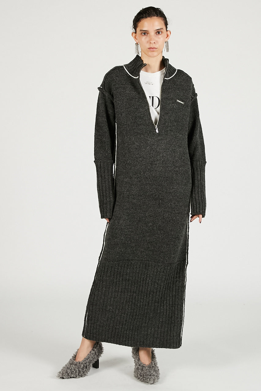 Front Zip Knit One-Piece - 2025 WINTER