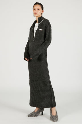Front Zip Knit One-Piece - 2025 WINTER
