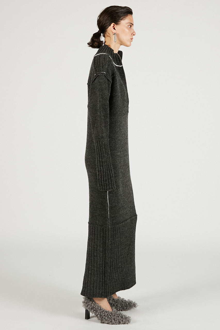 Front Zip Knit One-Piece - 2025 WINTER