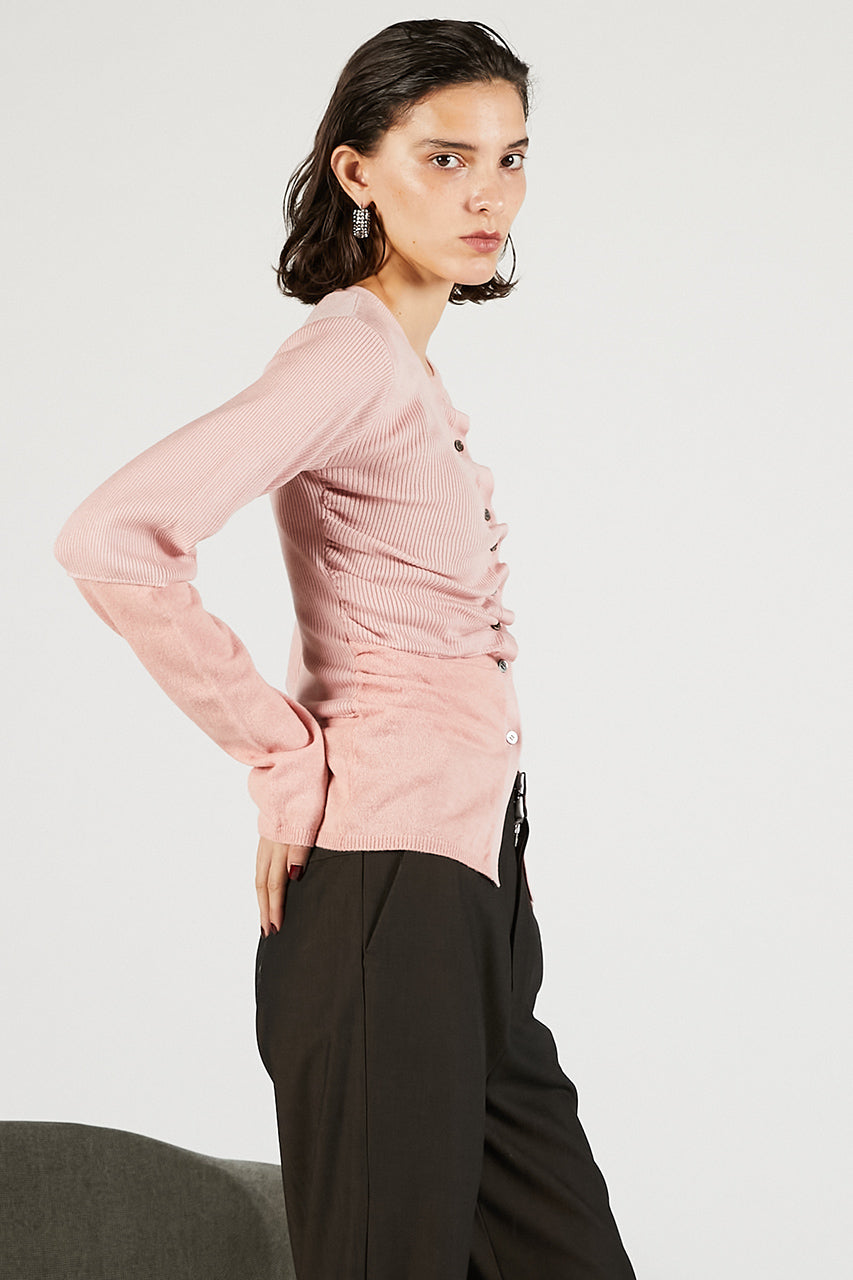 Random Button Knit Top - 2025 WINTER