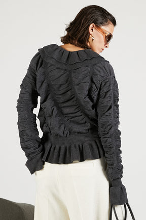 Sharling Ruffled Knit - 2025 WINTER