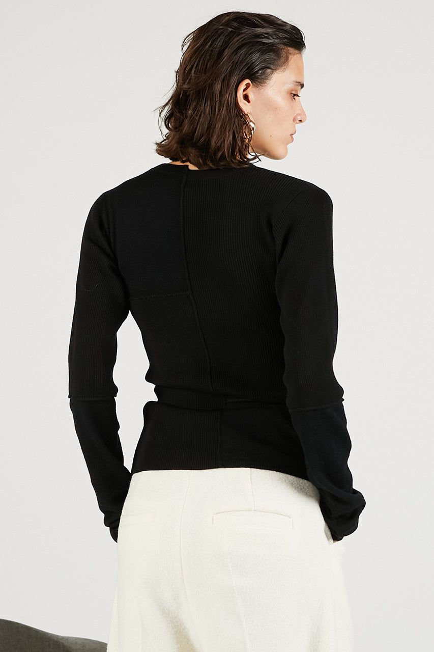 Random Button Knit Top - 2025 WINTER