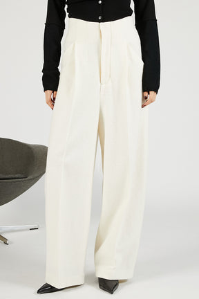 Wool Ring Curve Pants - 2025 WINTER